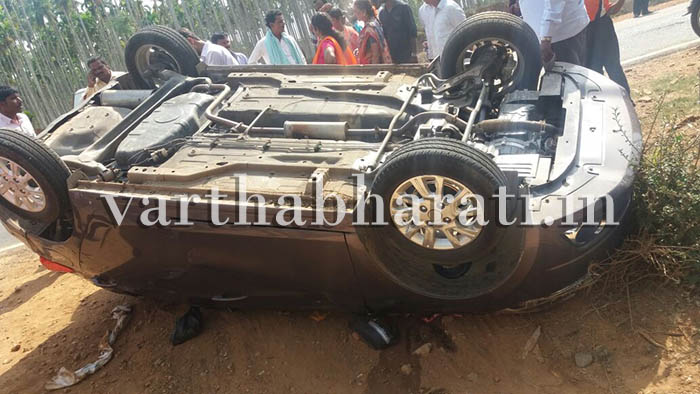 ಚನ್ನಗಿರಿ: ಕಾರು-ಬೈಕ್ ನಡುವೆ ಅಪಘಾತ; 1 ವರ್ಷದ ಮಗು ಮೃತ್ಯು